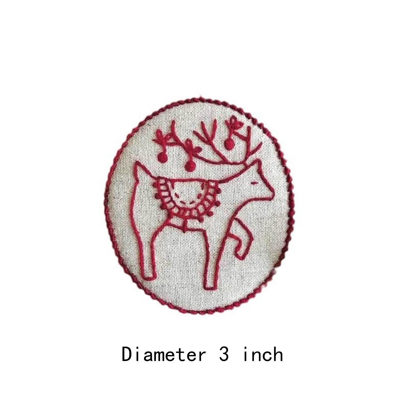 Handgesticktes Weihnachtsornam – Embroidery Xmas Ornaments Bewertung und Preis