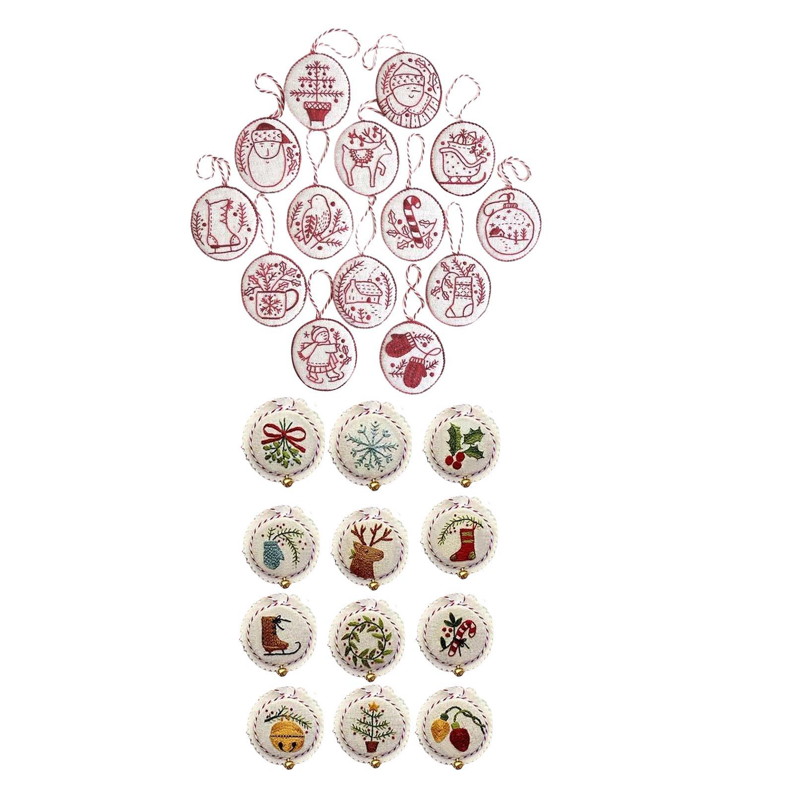 Handgesticktes Weihnachtsornam – Embroidery Xmas Ornaments Bewertung und Preis