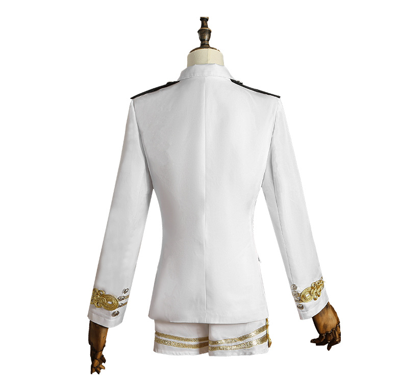 Damen Schwarz-Weiß Matrosen-Ka – Embroidery Uniform Bewertung und Preis